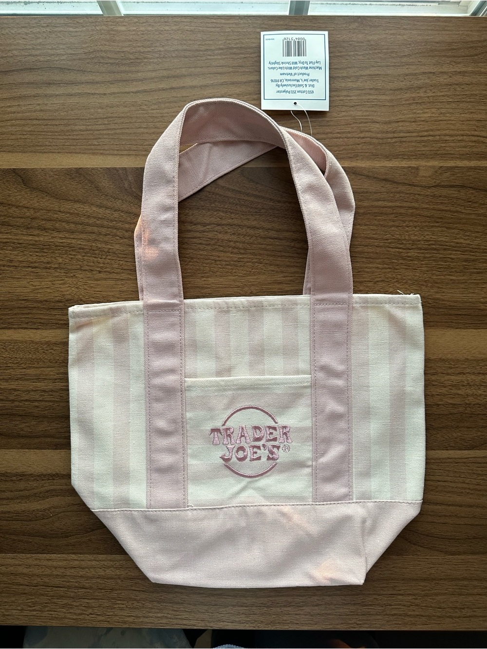 TRADER’S JOE Pastel Mini Tote SET OF 4 - Picture 9 of 15